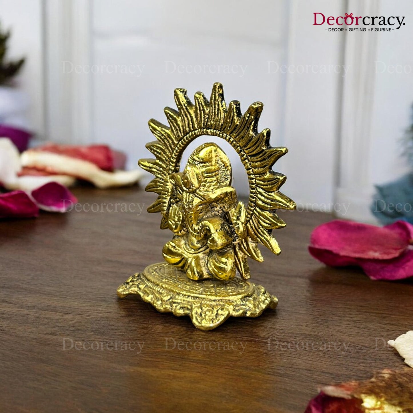 Shree Ganesh Chakra Metal golden