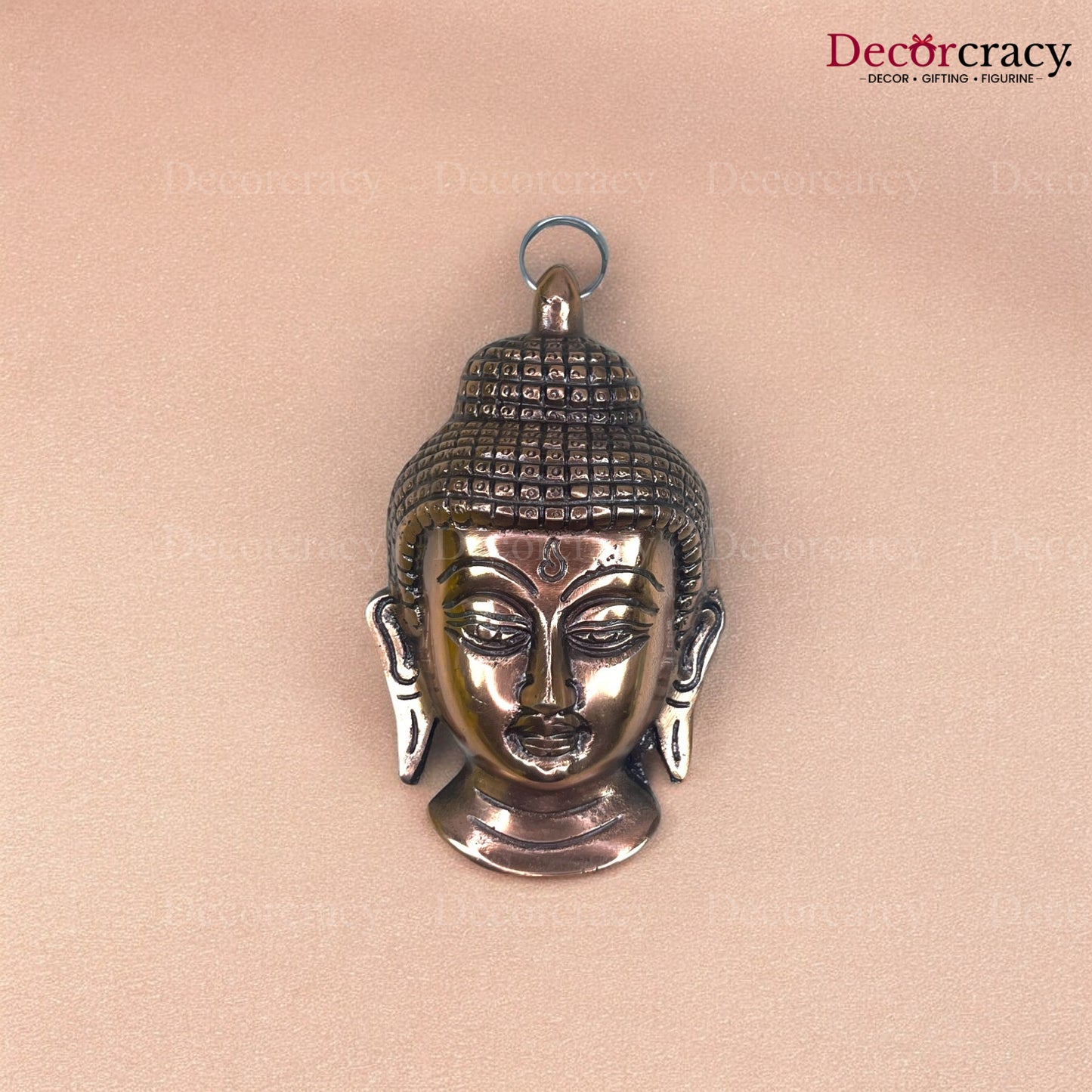 Buddha Face Wall Hanging Metal copper