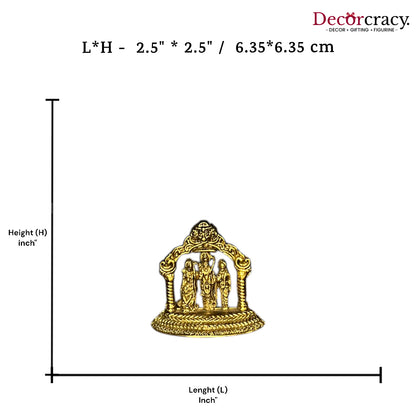 Shree Ram Darbar Metal golden