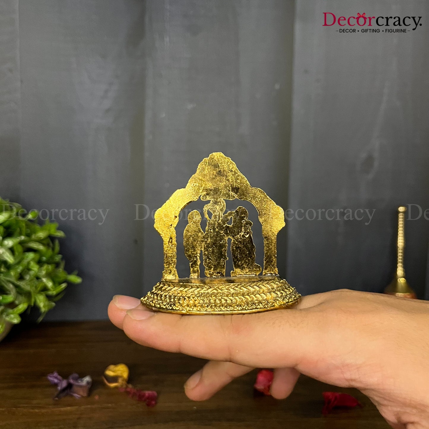 Shree Ram Darbar Metal golden
