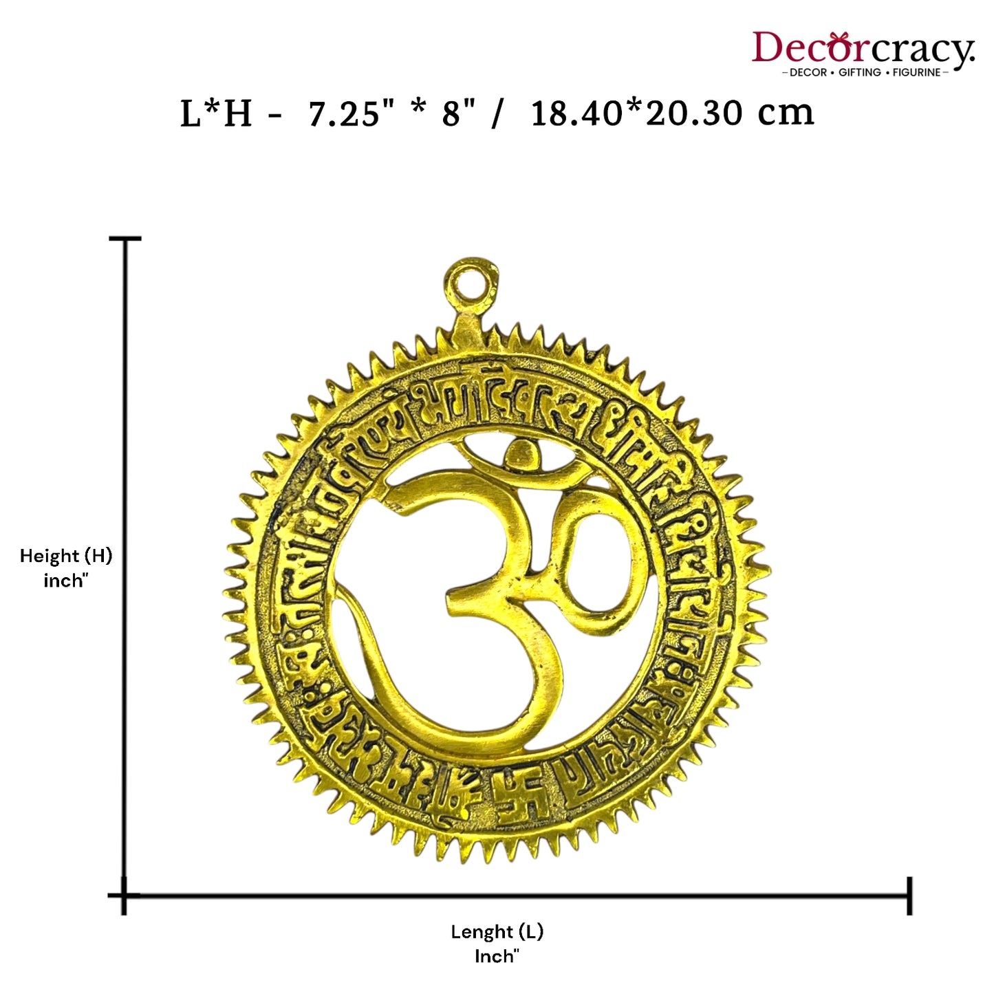 Gayatri Mantra Om Metal golden