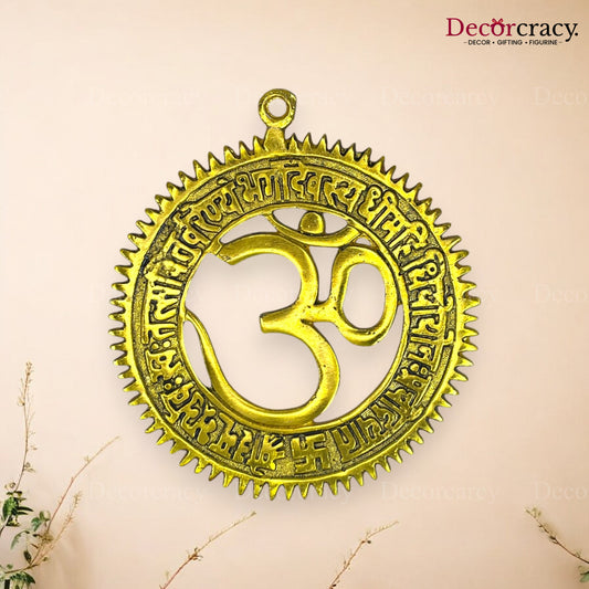 Gayatri Mantra Om Metal golden