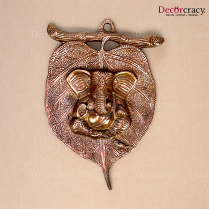 Shree Ganesh Leaf Metal copper