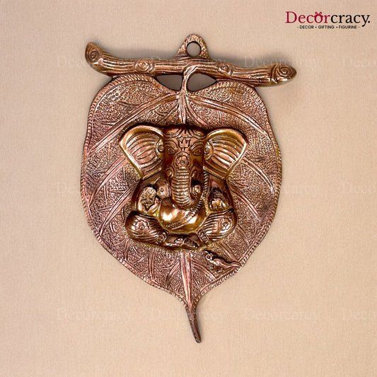 Shree Ganesh Leaf Metal copper
