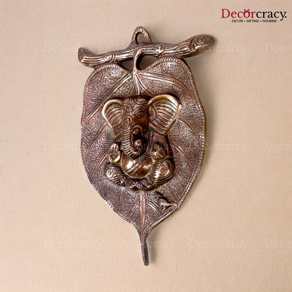 Shree Ganesh Leaf Metal copper