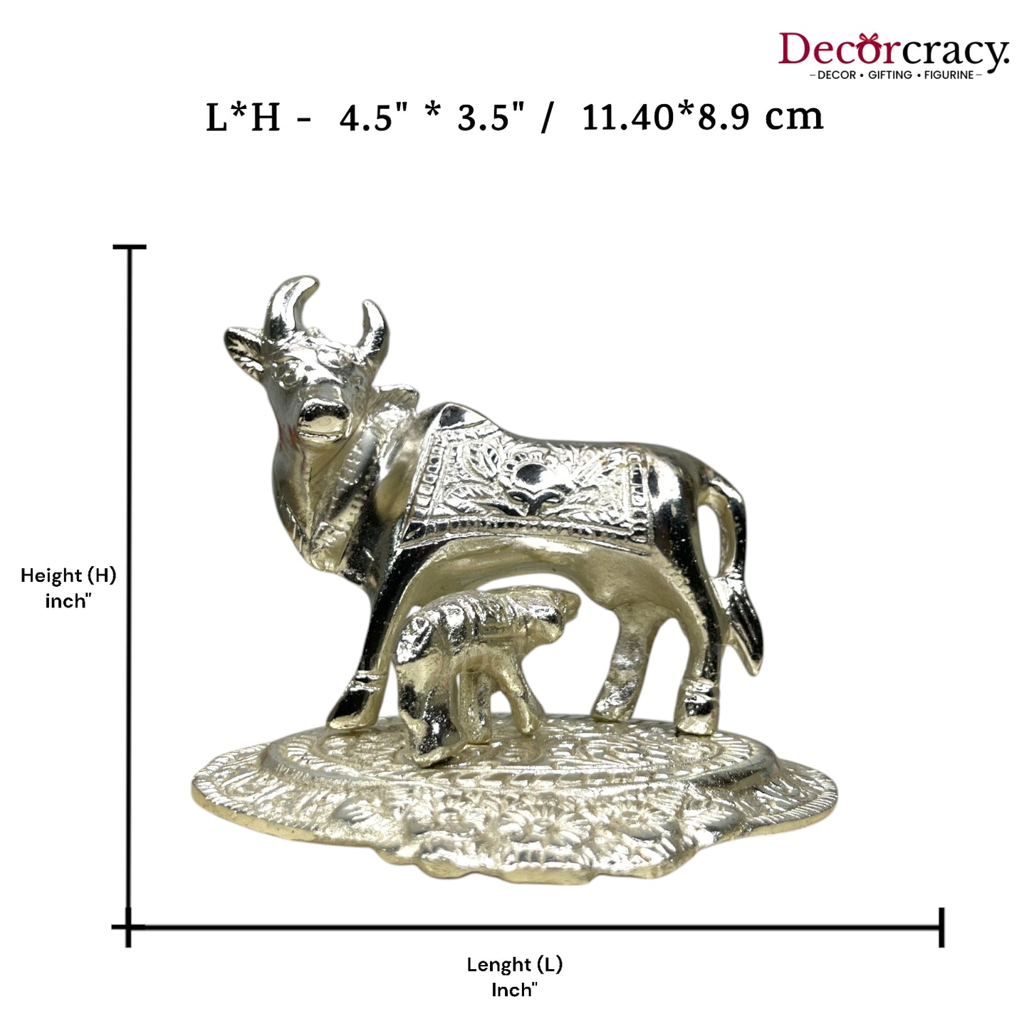 Kaamdhenu Guy Metal silver small