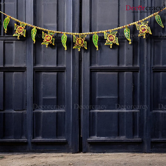 Shubh Labh Swastik Bandarwaal Metal Multicolor