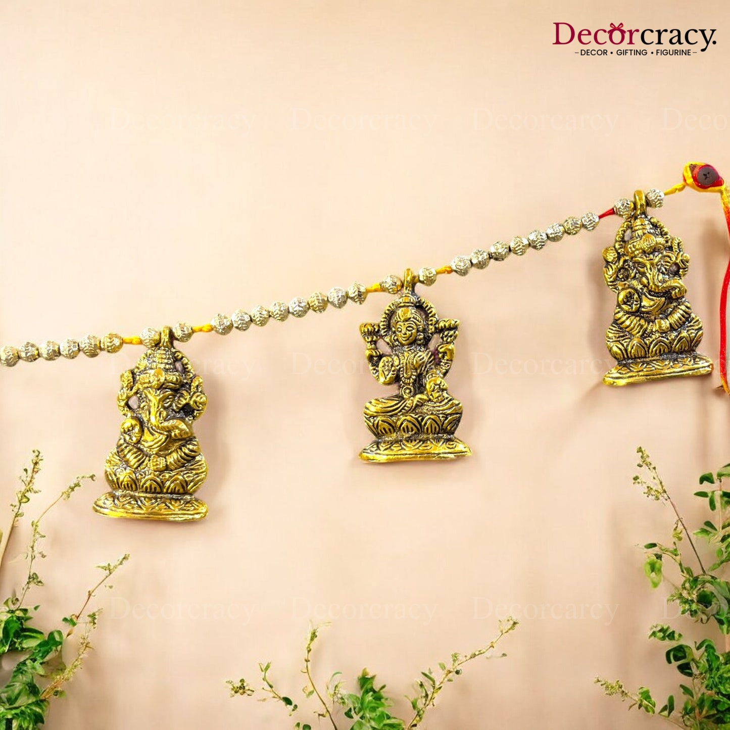 Ganesh Lakshmi Bandarwaal Metal golden
