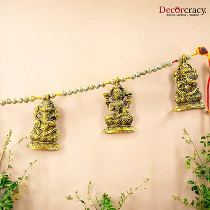 Ganesh Lakshmi Bandarwaal Metal golden