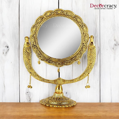 Fish One Sided Mirror Metal golden