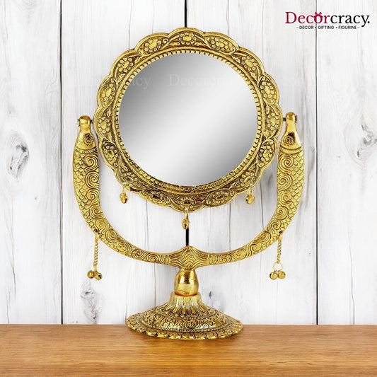 Fish One Sided Mirror Metal golden