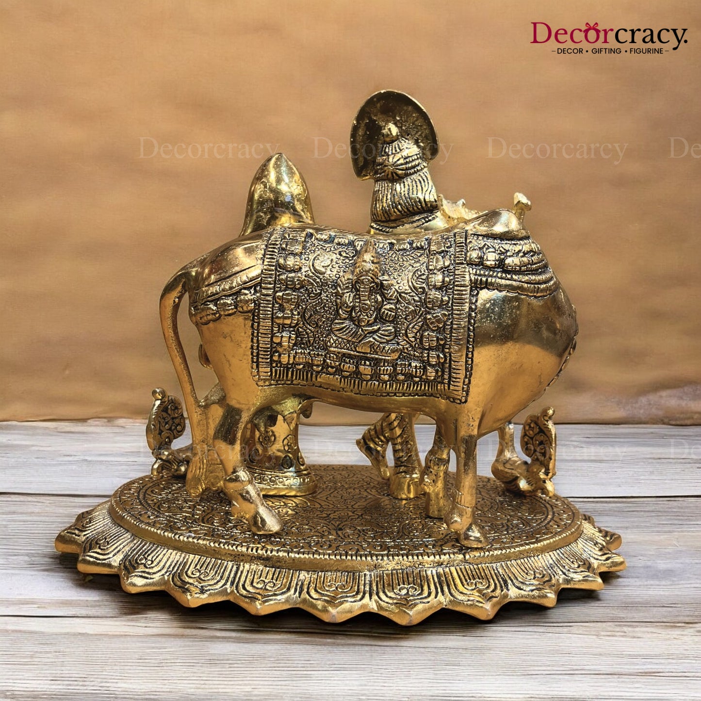 Shree Radha Krishna guy Metal golden