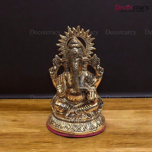 Shree Ganesh Ji Metal golden
