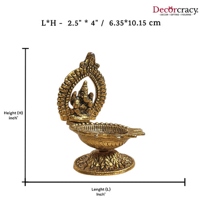 Ganesh Deepak Metal golden