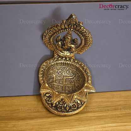 Ganesh Deepak Metal golden