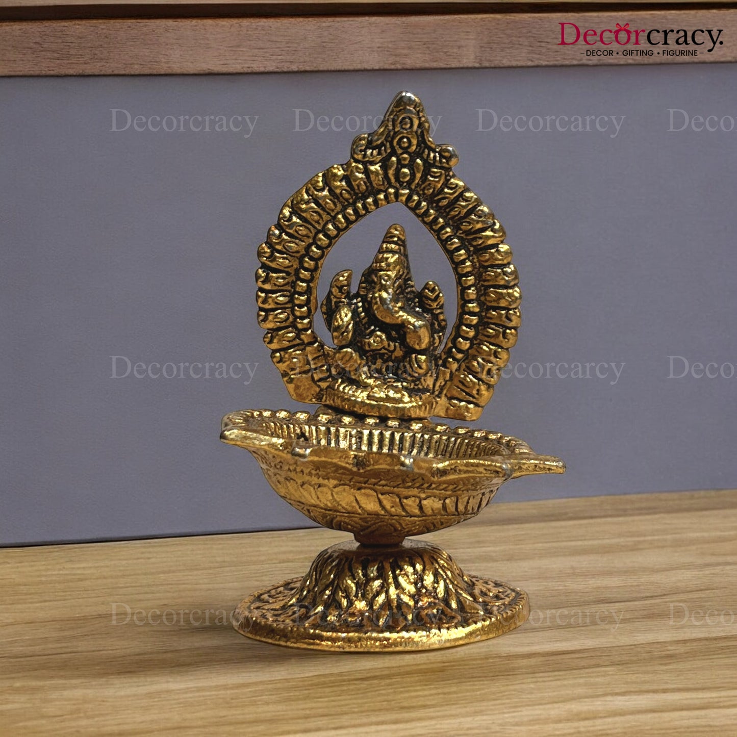 Ganesh Deepak Metal golden