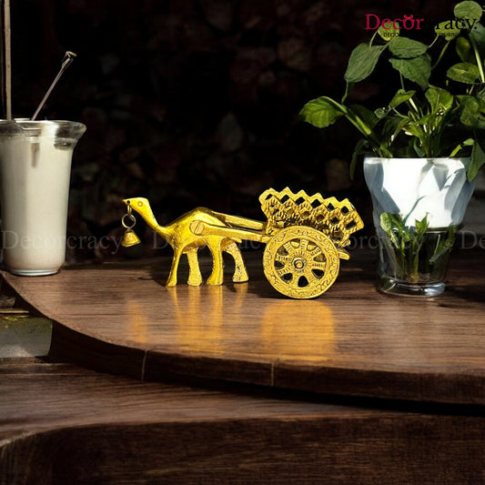 Camel Cart Metal golden