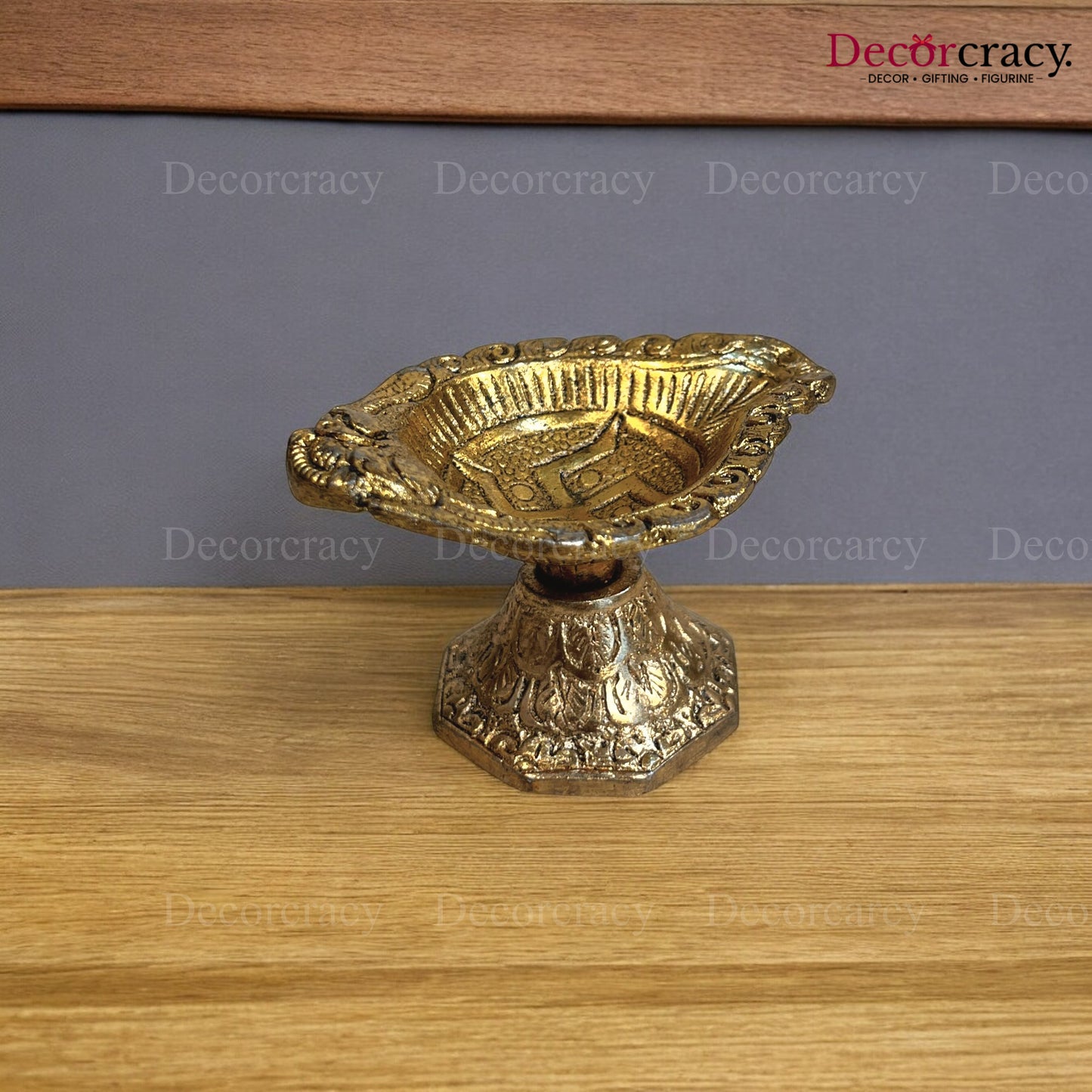 Swastik Deepak Metal golden
