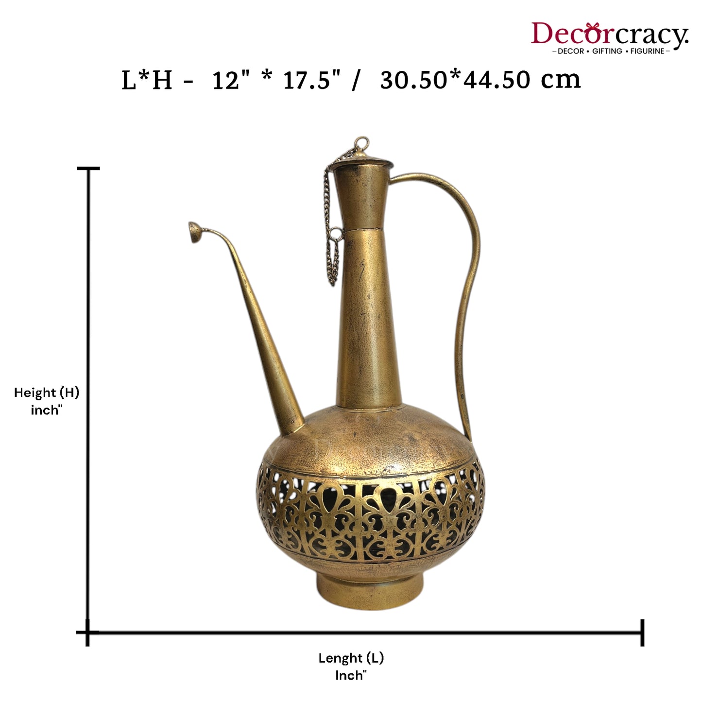 Surayi Iron Antique Golden Netted Design Tealight Candle Holder Stand Tribal Village Art