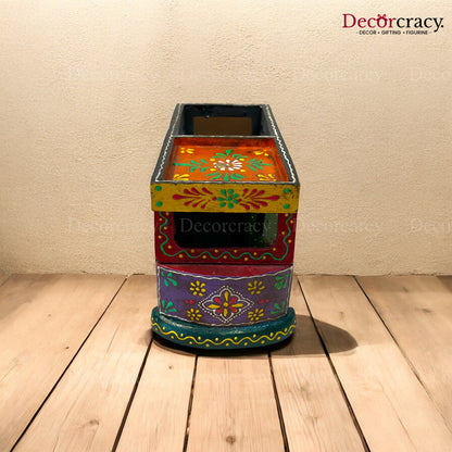 Truck Multicolor Hand Painted Wooden Rajasthani
