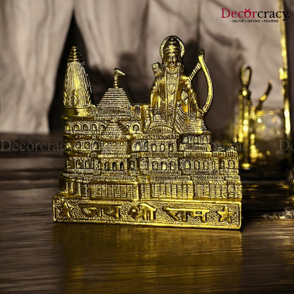 Shree Ram Mandir Ayodhya Idol Metal golden