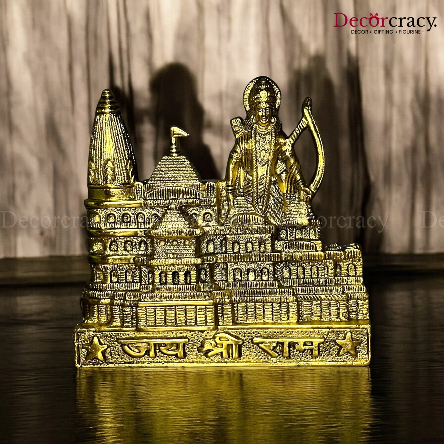 Shree Ram Mandir Ayodhya Idol Metal golden