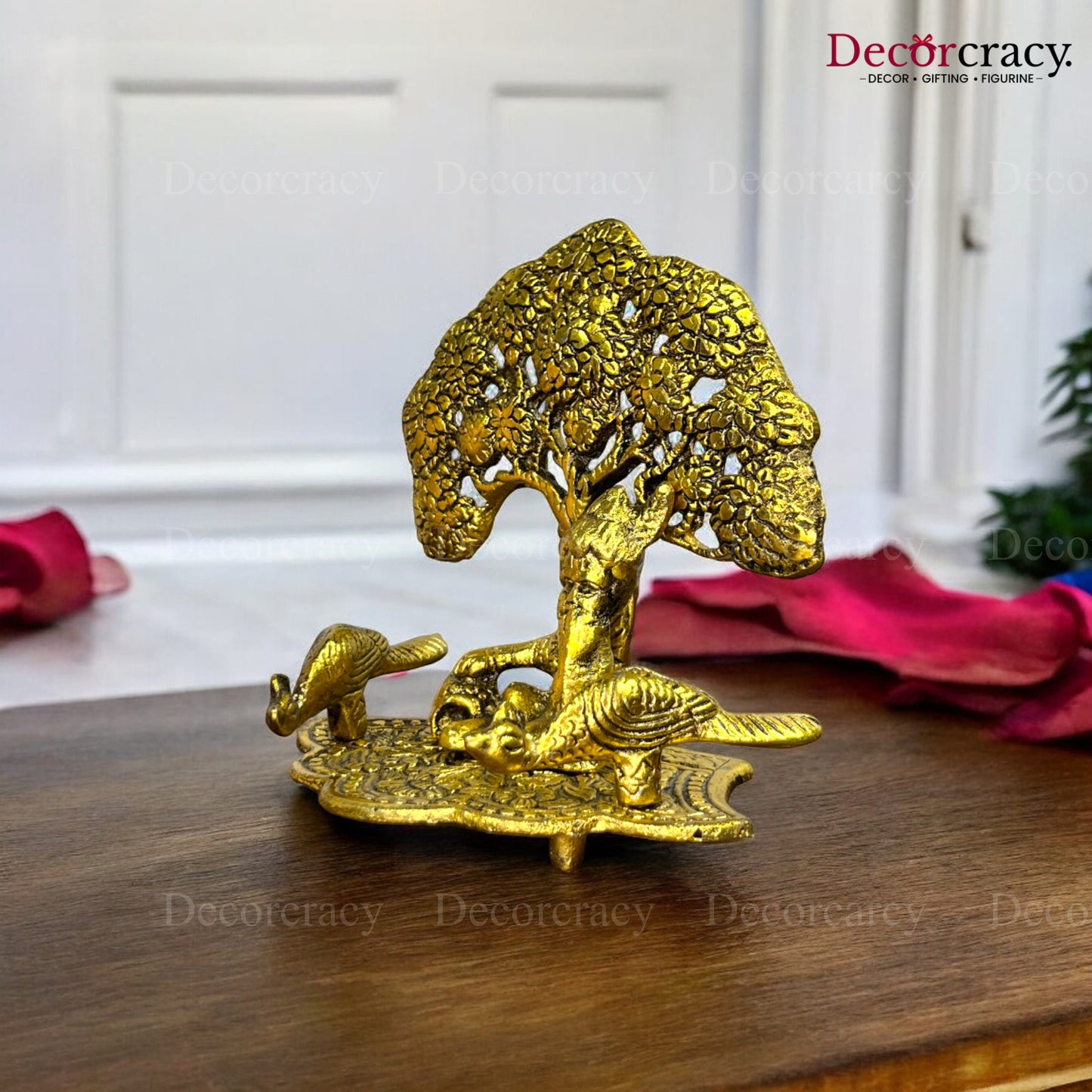 Laddu Gopal Maakhan Tree Idol Metal golden