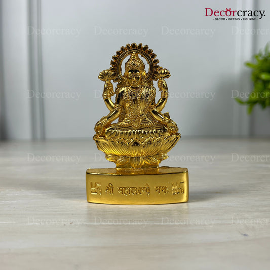 Shree Lakshmi Golden Metal God SP Idol