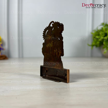 Shree Shiv Parivar Antique Copper Metal God SP Idol