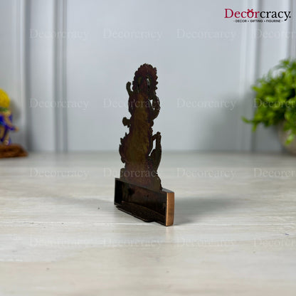 Maa Saraswati Antique Copper Metal God SP Idol