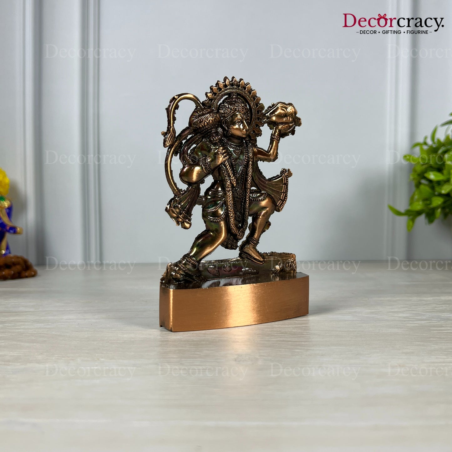 Shree Hanuman Antique Copper Metal God SP Idol