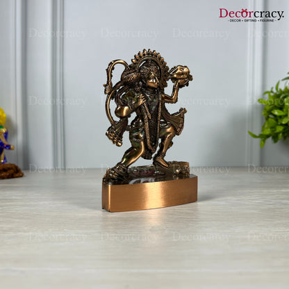Shree Hanuman Antique Copper Metal God SP Idol
