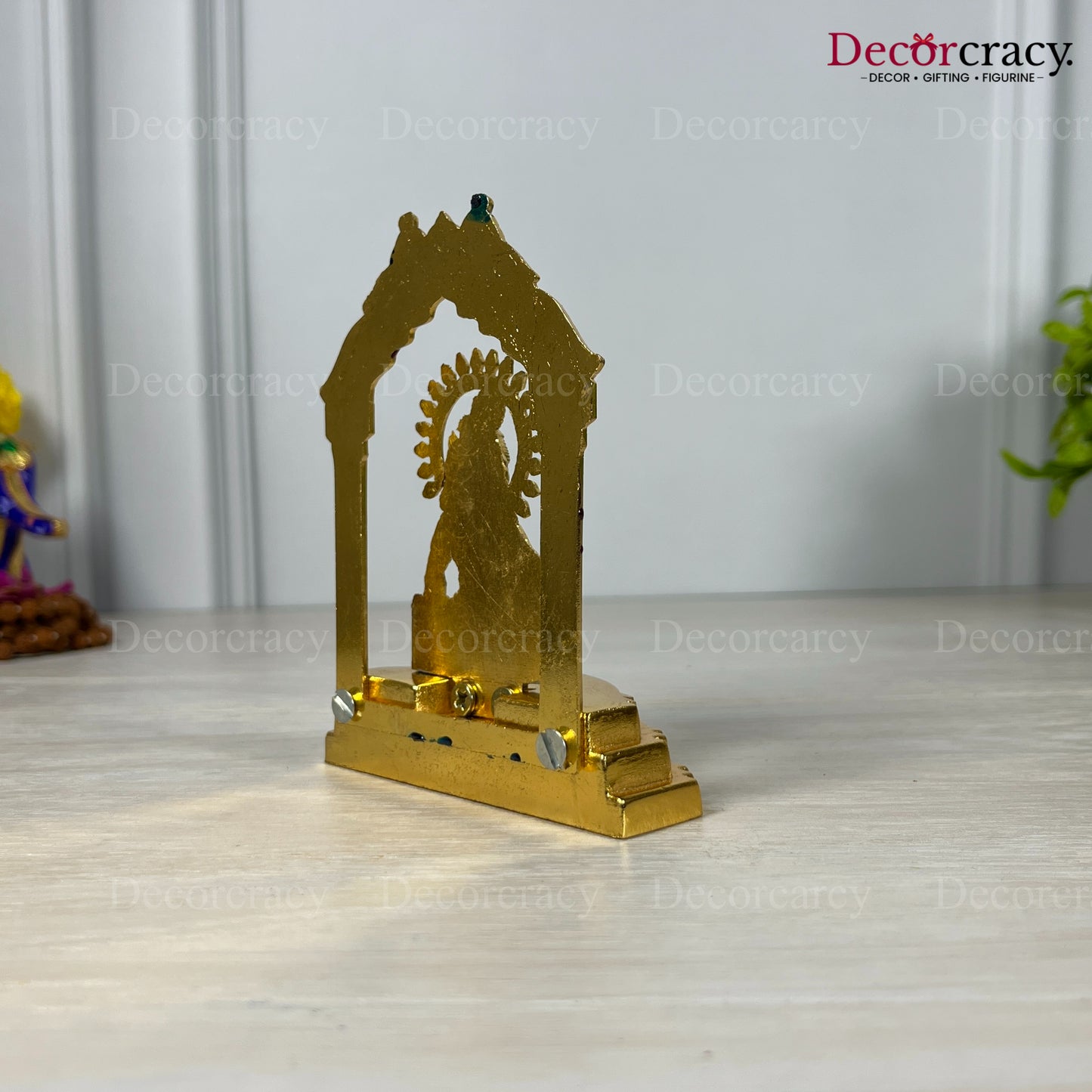 Laddu Gopal Peacock Mehraab Golden Metal God SP Idol
