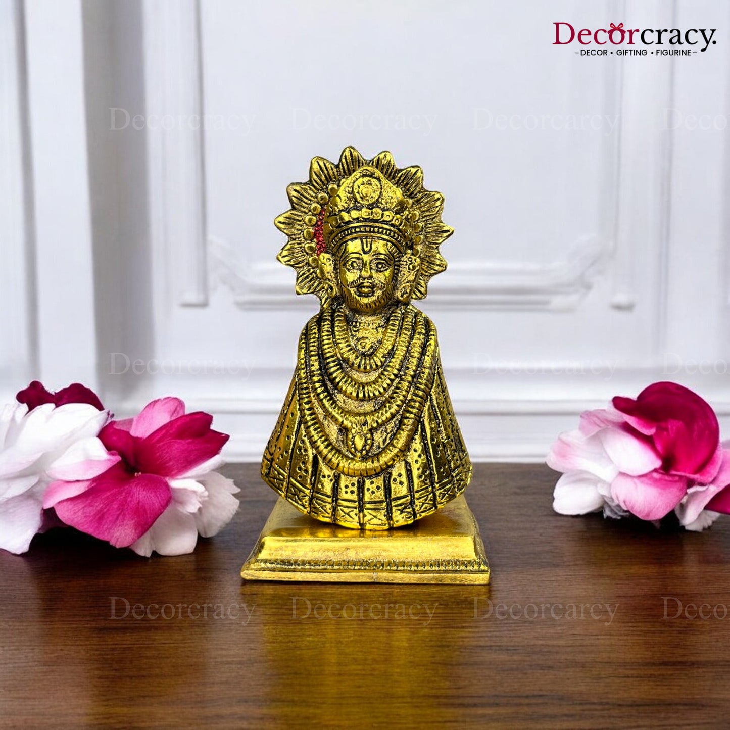 Shree Khatu Shyam Idol Metal golden