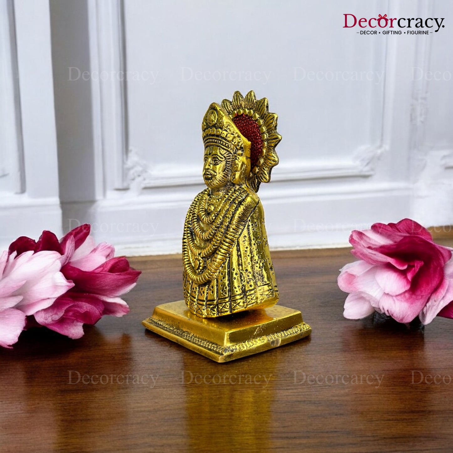 Shree Khatu Shyam Idol Metal golden