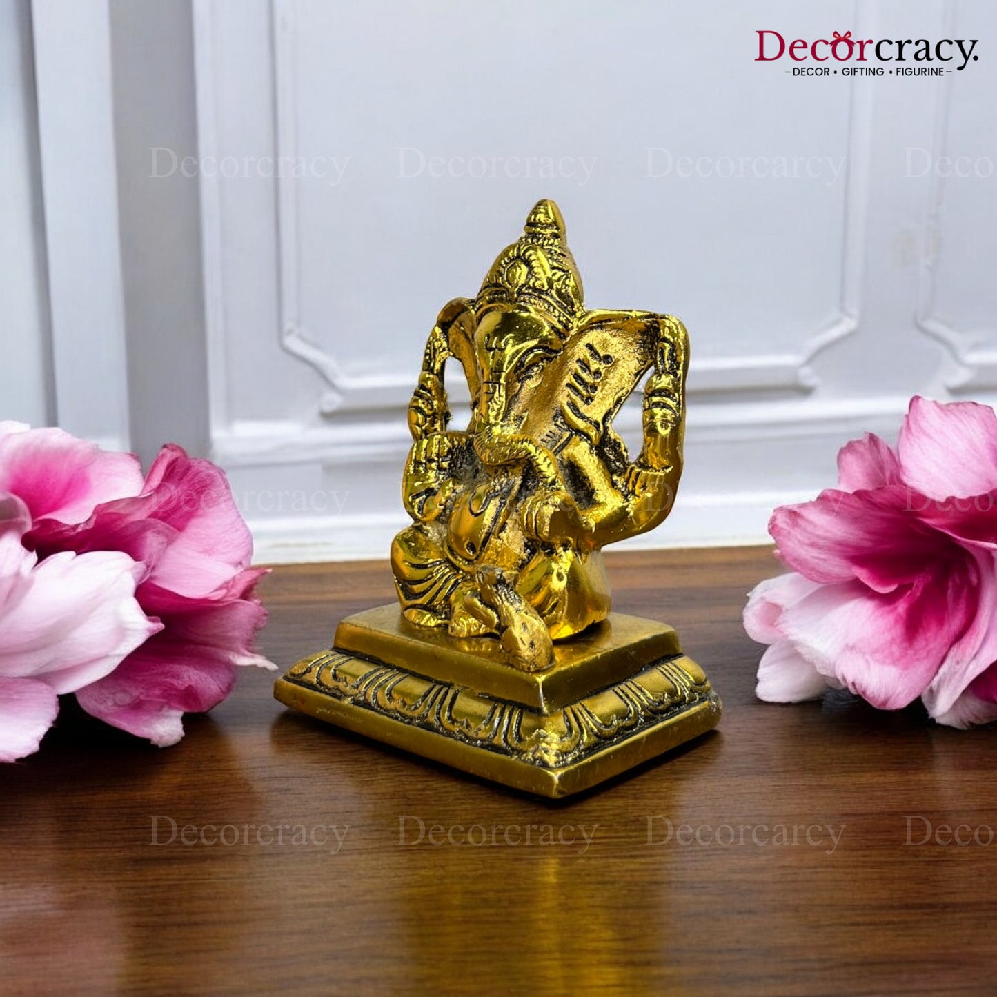 Shree Ganesh Idol Metal golden