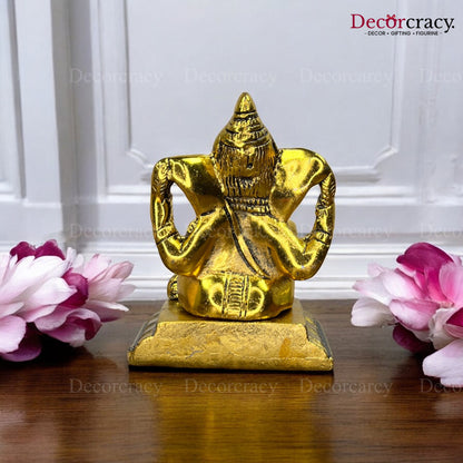 Shree Ganesh Idol Metal golden