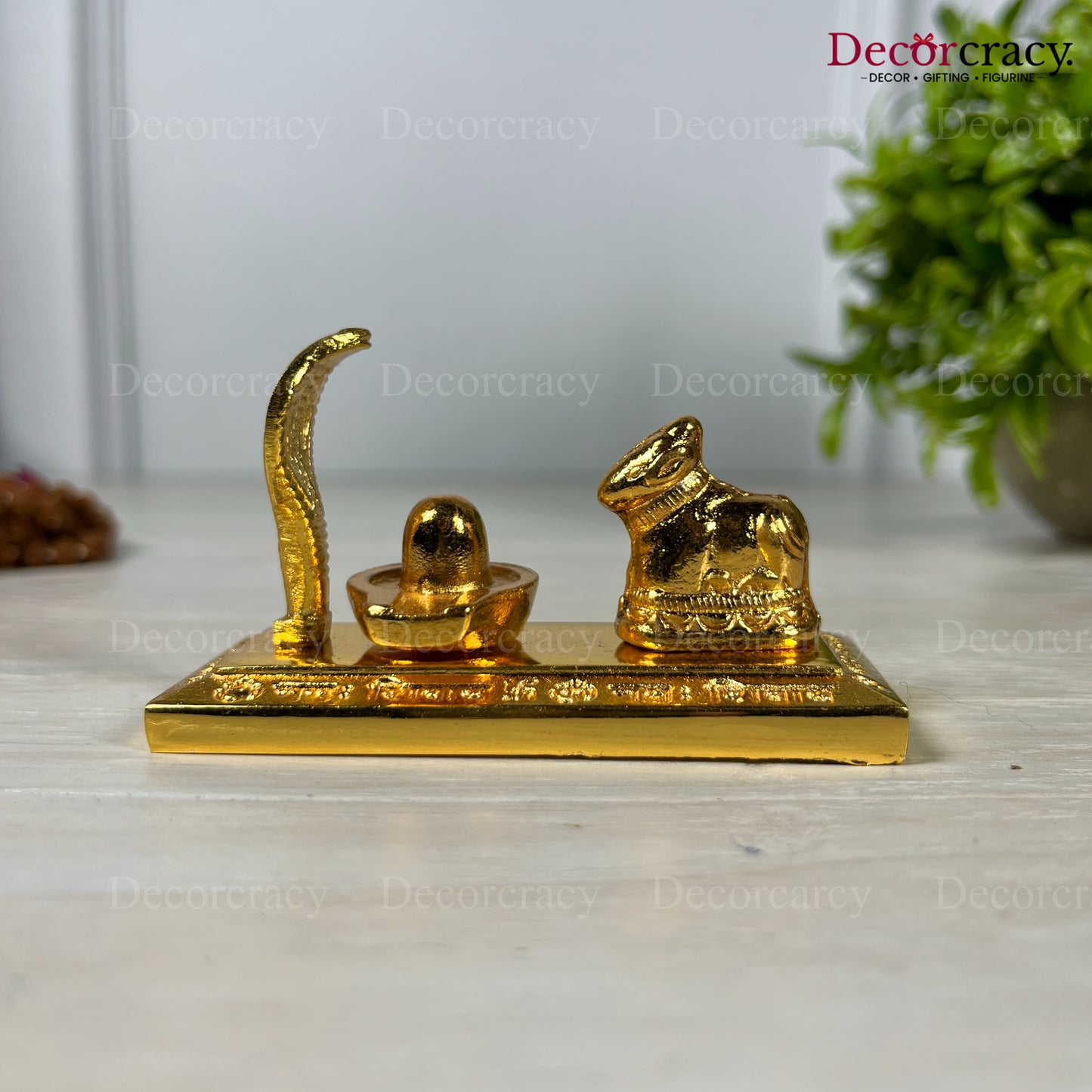 Shivling Nandi Golden Metal SP