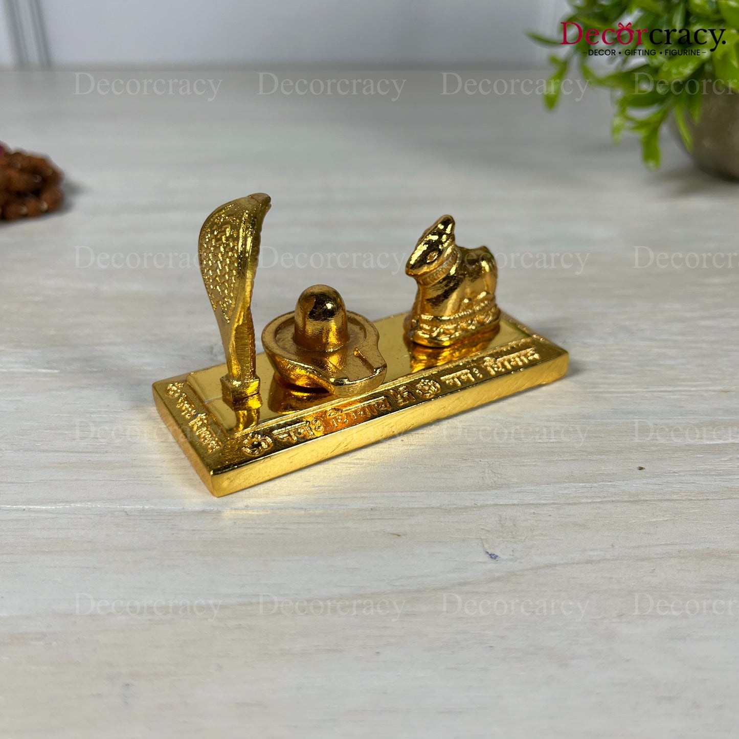 Shivling Nandi Golden Metal SP