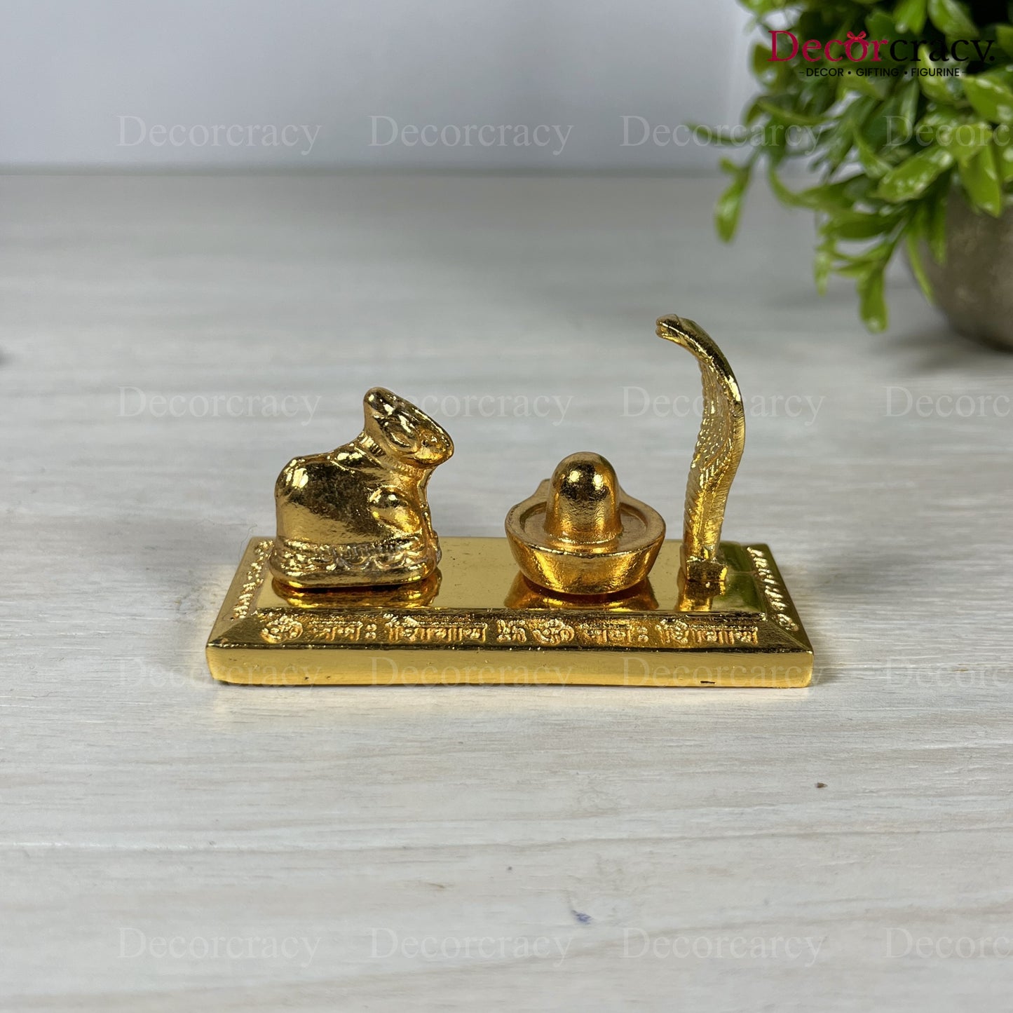 Shivling Nandi Golden Metal SP