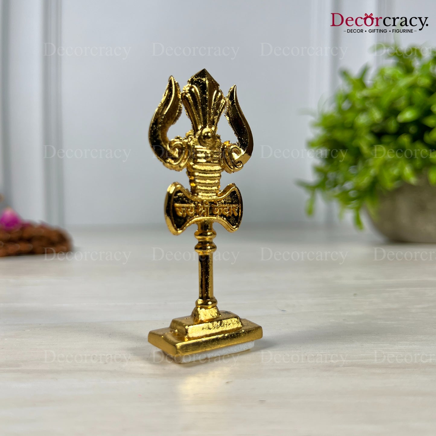 Shree Shiv Trishool Golden Metal SP