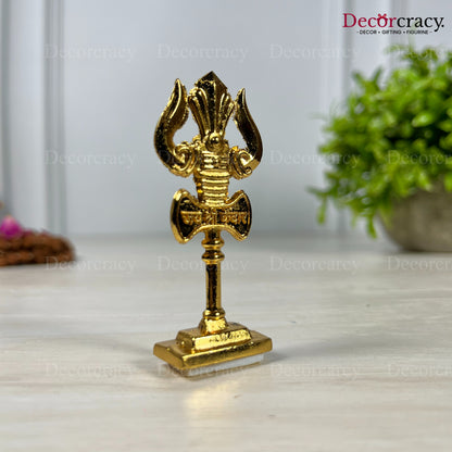 Shree Shiv Trishool Golden Metal SP