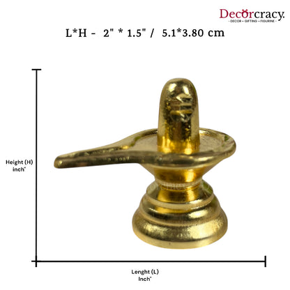 Shivling Golden Metal SP 2"