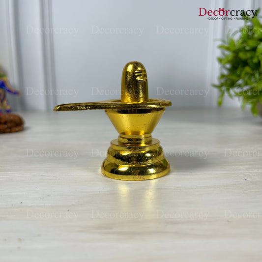 Shivling Golden Metal SP 3"