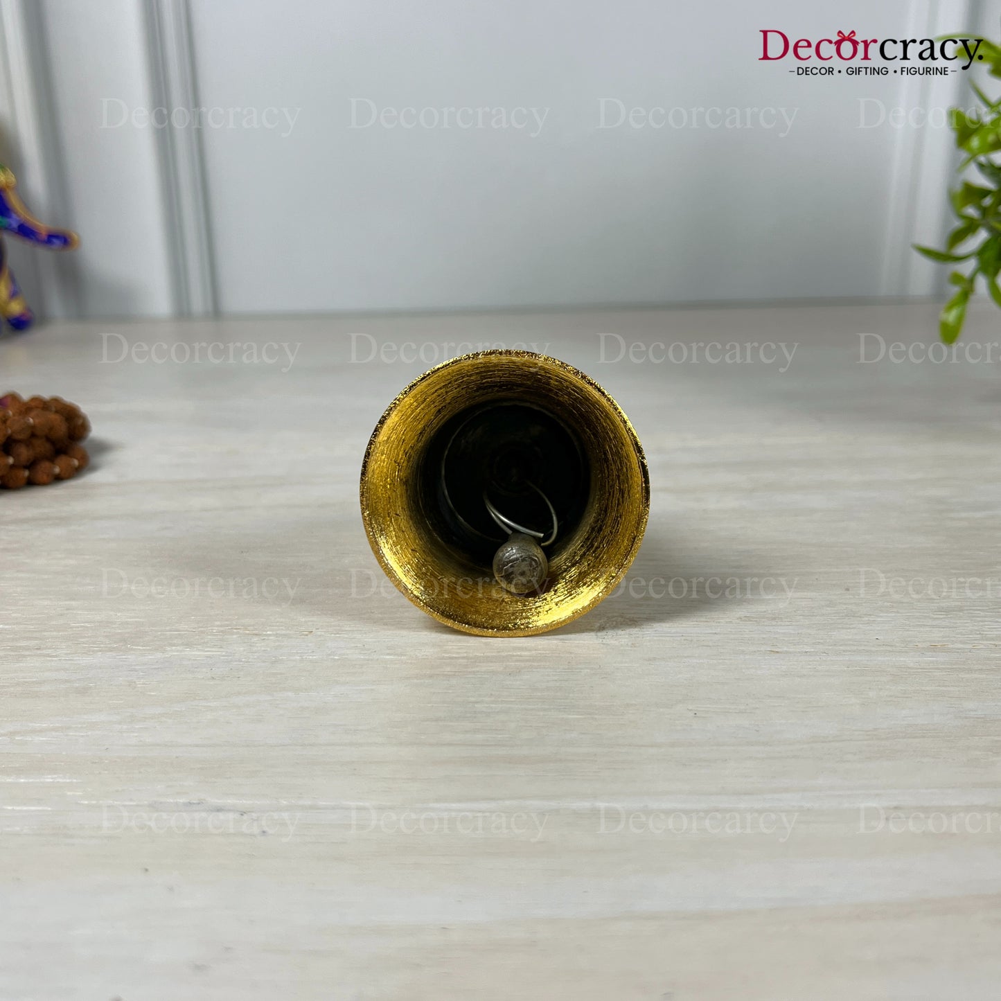 Pooja Ghanti Aarti Golden Metal SP Medium