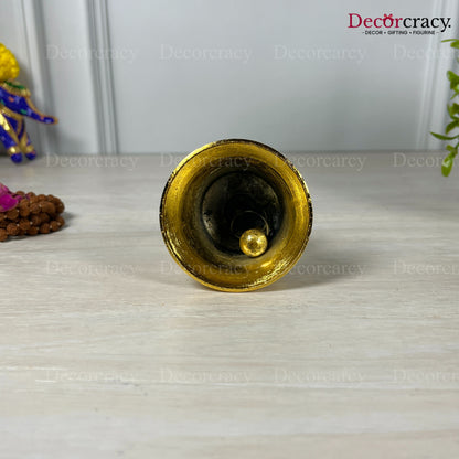 Pooja Ghanti Aarti Golden Metal SP Big
