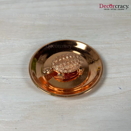Kachua Plate Vastu Metal Copper SP 3"