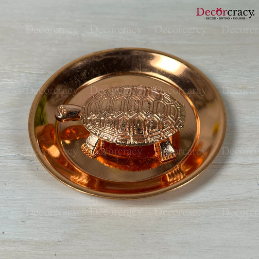 Kachua Plate Vastu Metal Copper SP 5"