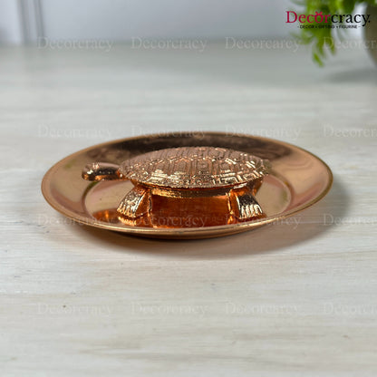 Kachua Plate Vastu Metal Copper SP 5"