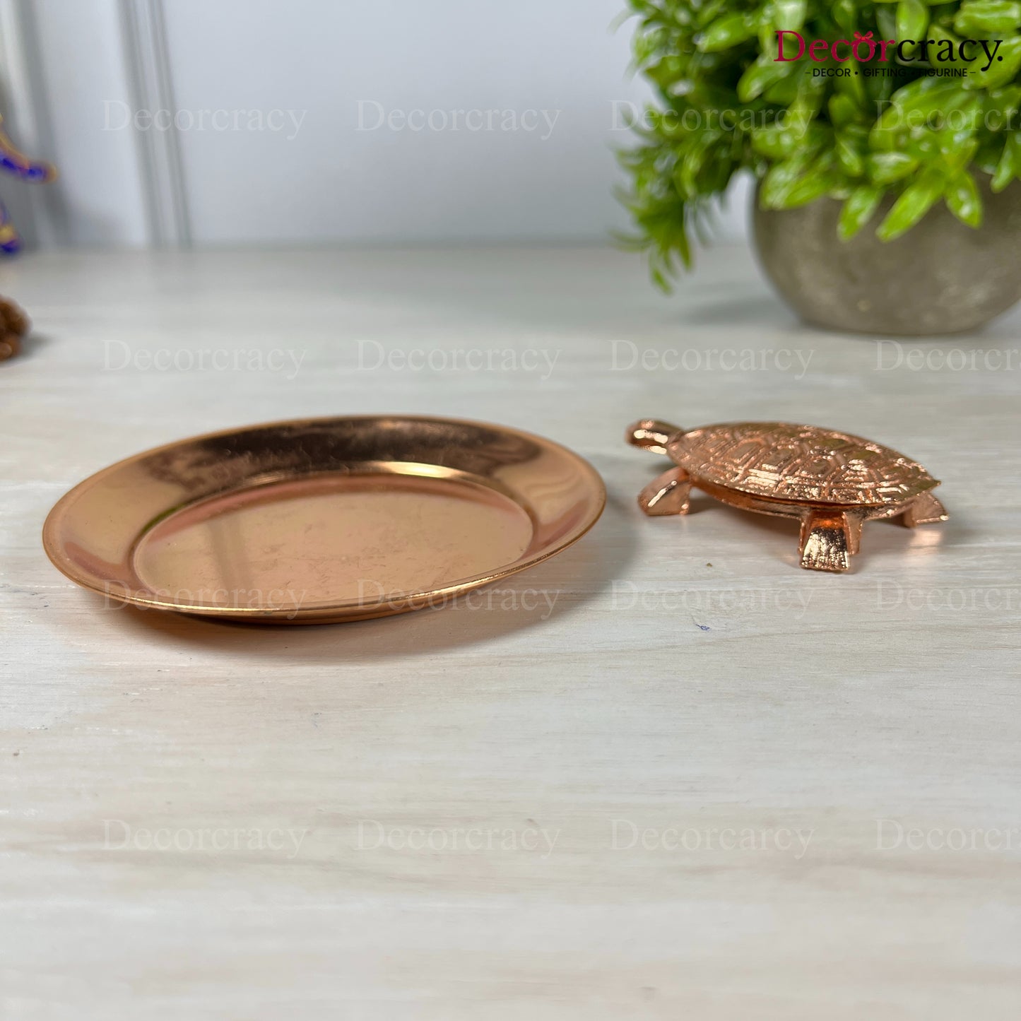 Kachua Plate Vastu Metal Copper SP 5"